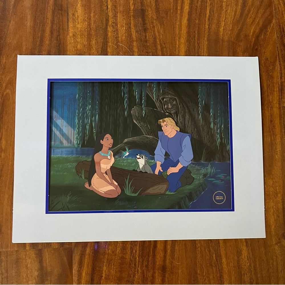 Special Edition Commemorative Lithograph from Disney's Pocahontas (1995) 9x12